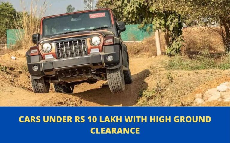 Top 10 Cars Under Rs 10 Lakh With High Ground Clearance in India for 2025: Best Picks for Rough Roads